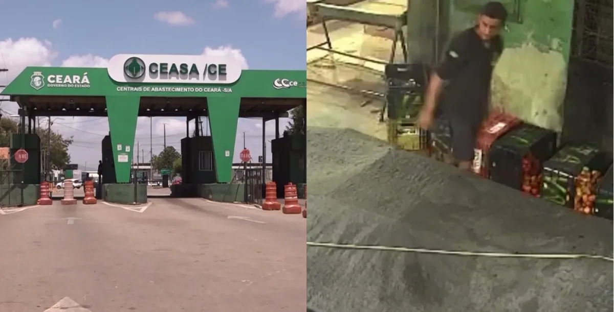 Ceasa de Maracanaú: homem é preso após furto flagrado em vídeo