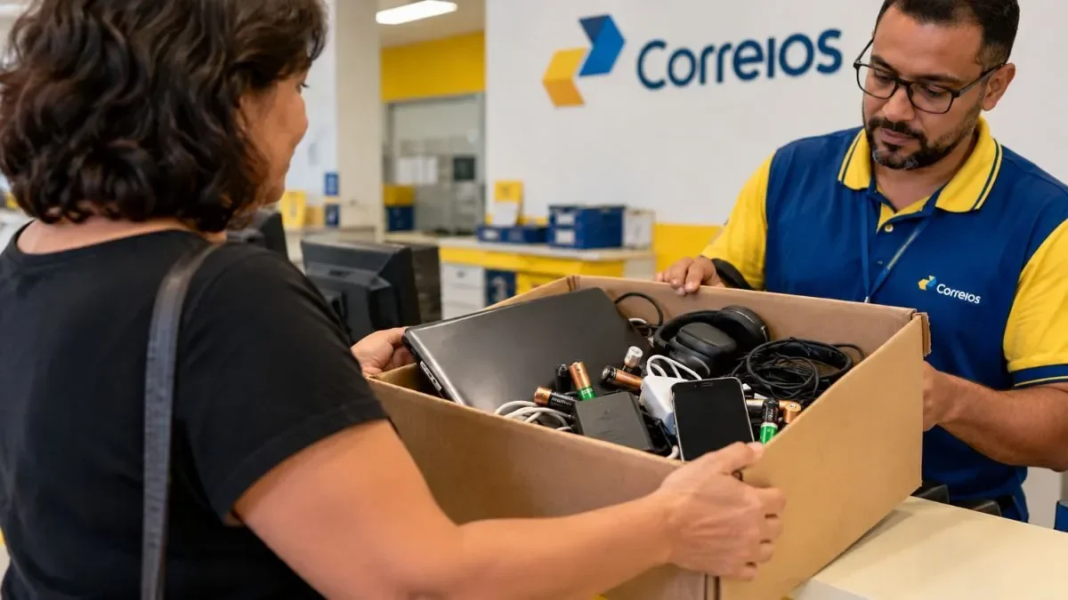 Correios amplia descarte de eletrônicos em 6,8 mil agências