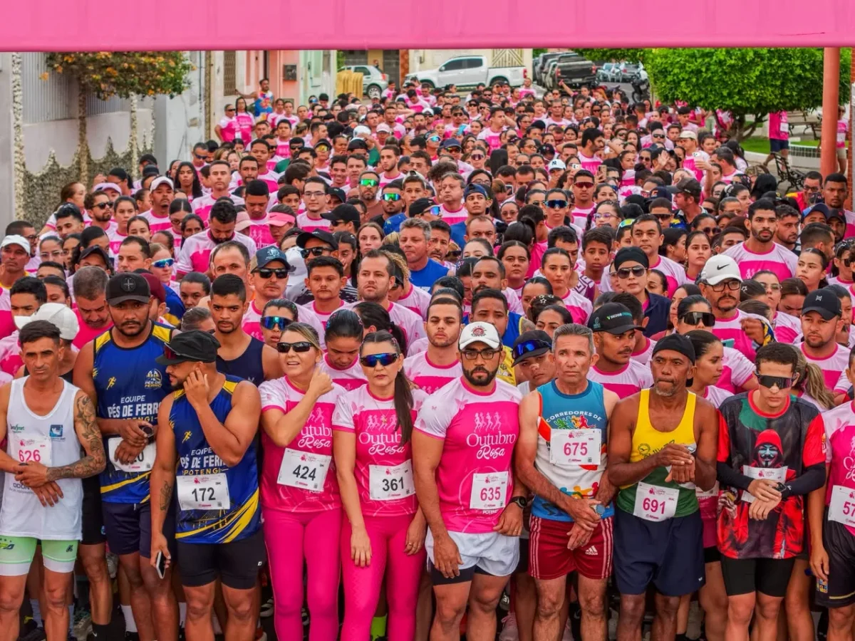 Corrida do Outubro Rosa em Potengi reúne mais de 700 pessoas