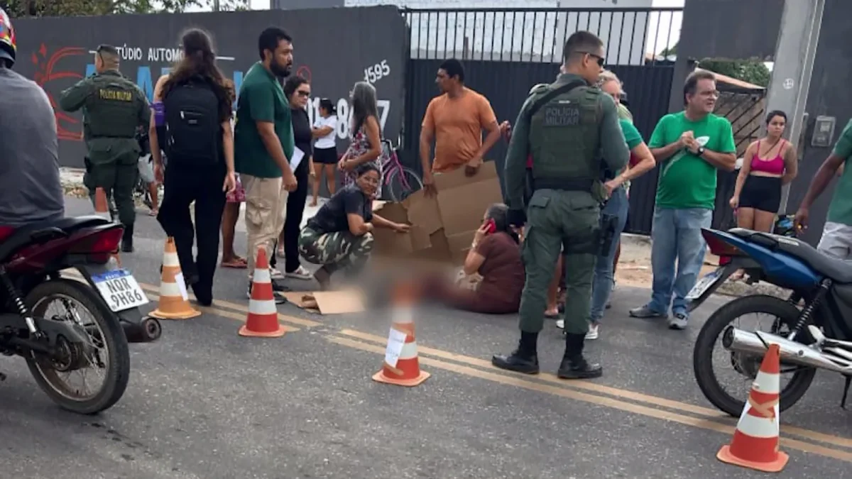 Criança de 8 anos é atropelada e fratura a perna em Fortaleza