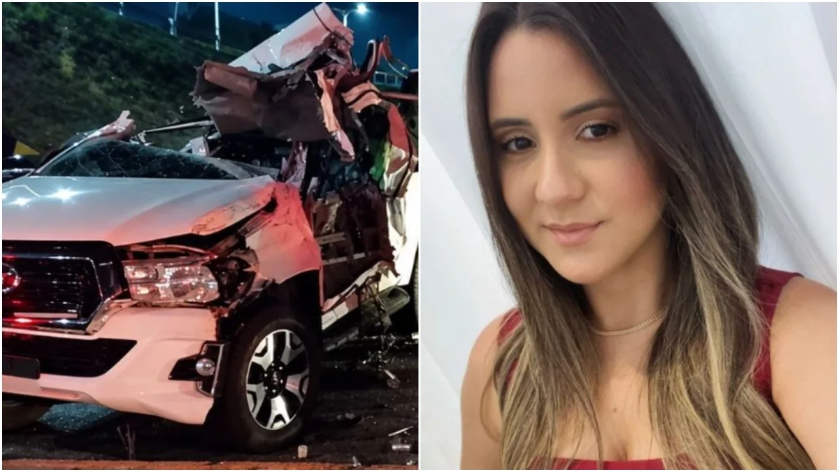 Elaine Oliveira: ejetada em capotagem da Hilux na Bernardo Manuel