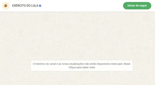 Exército do Lula fica fora do ar por 48h durante votação
