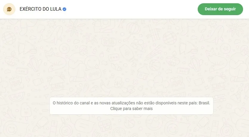 Exército do Lula fica fora do ar por 48h durante votação