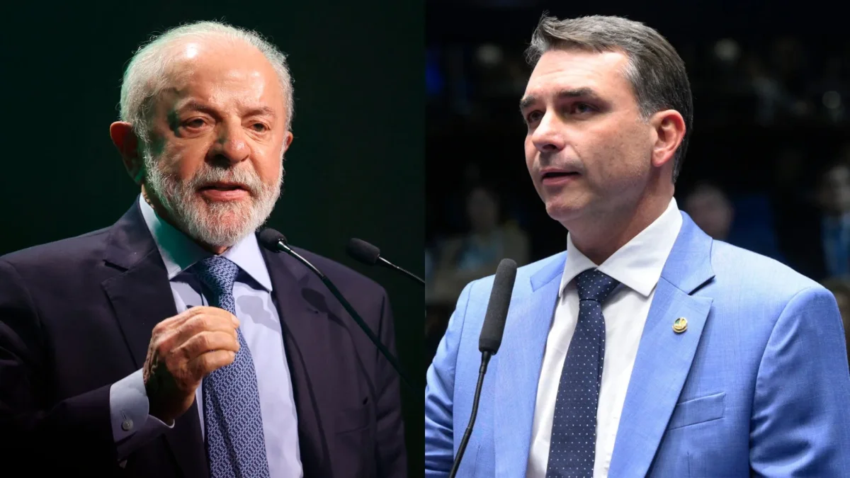 Flávio Bolsonaro e Lula: R$ 10,04 mi em anúncios no Facebook