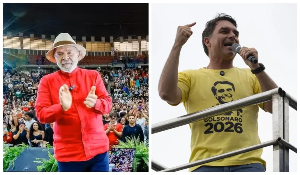 Flávio Bolsonaro encerra agenda com moto‑carreata em SP e no RJ