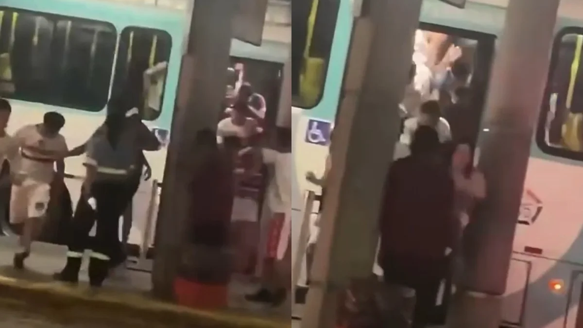 Fortaleza: confusão entre torcedores no Terminal da Parangaba