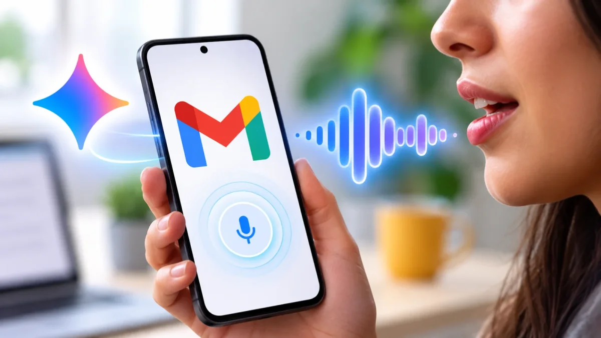 Gmail Live: busca por voz chega a contas Workspace nos EUA