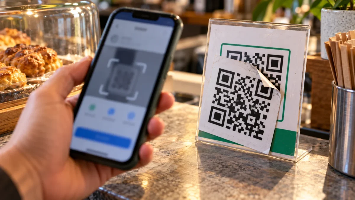 Golpe do QR Code Pix: nome diferente na tela indica risco