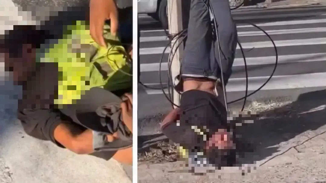 Homem amarrado em poste no Centro de Fortaleza é autuado