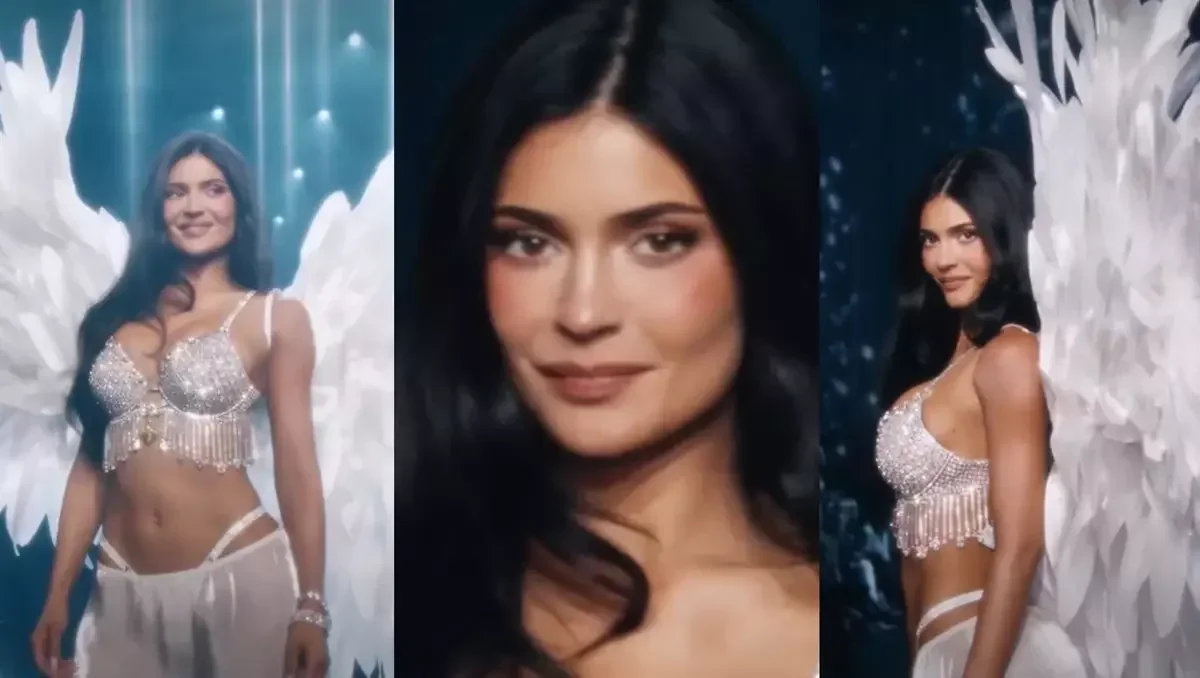Kylie Jenner usa sutiã-joia de R$250 milhões no Victoria's Secret