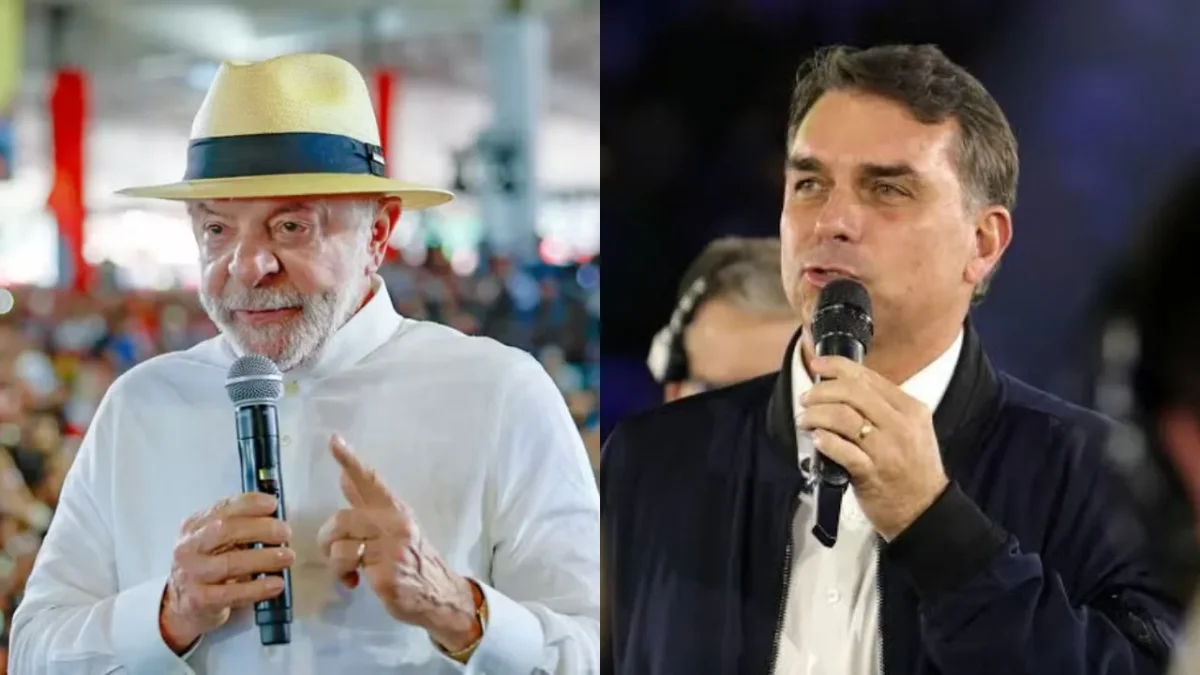 Lula e Flávio Bolsonaro: debate na Band com transmissão em cinco canais