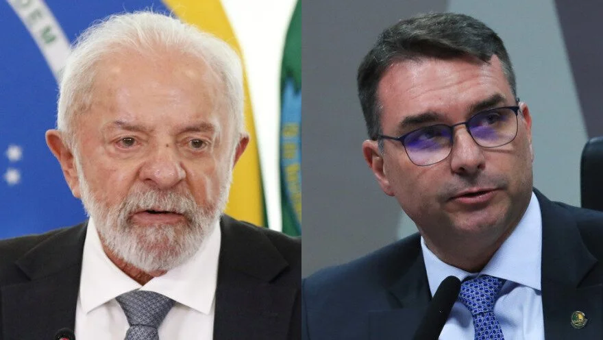 Lula lidera com 42% em pesquisa; Flávio Bolsonaro tem 38%