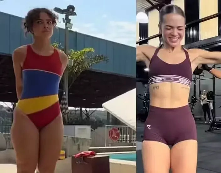 Mel Maia: hip dips viram destaque após transformação corporal