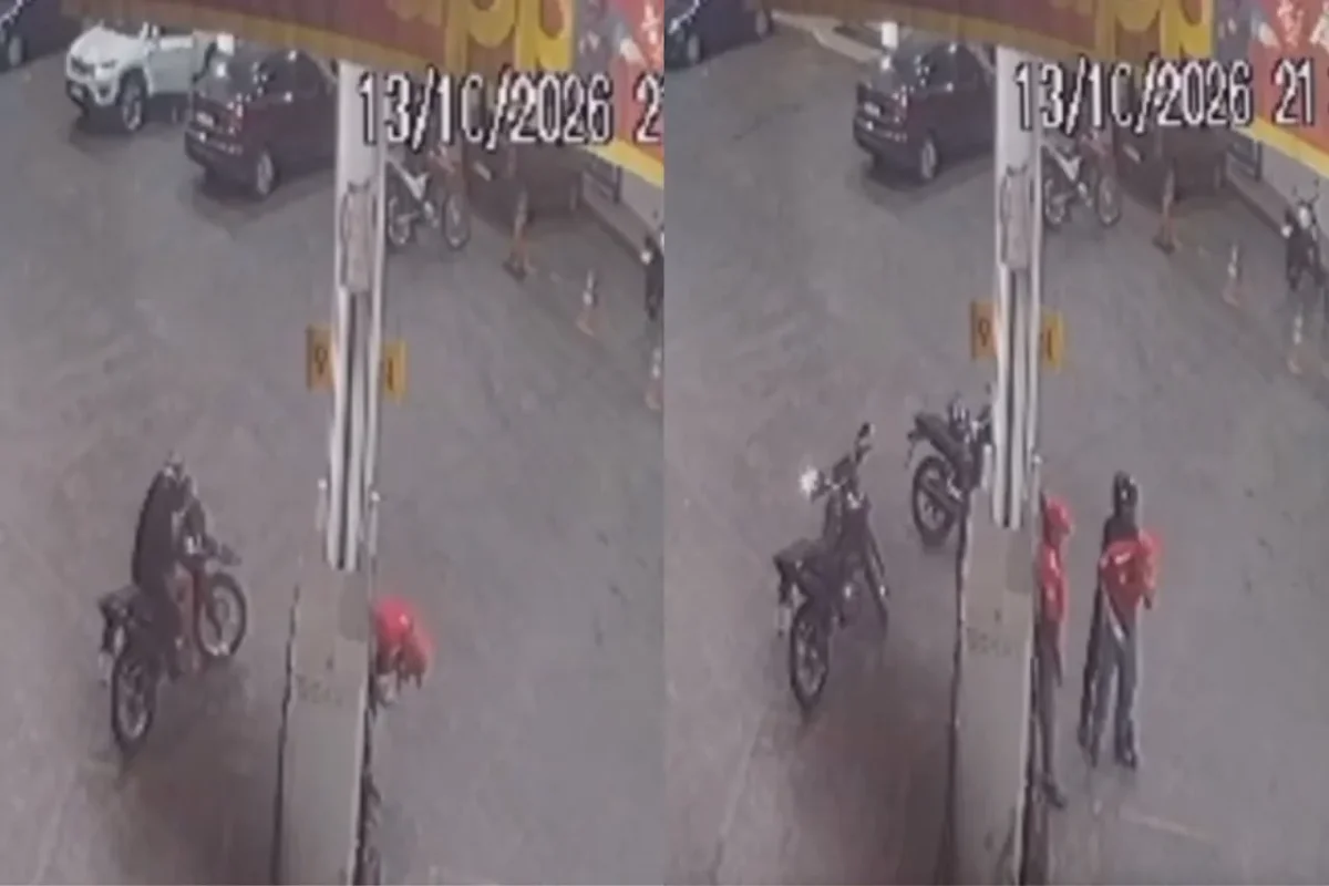 Motociclista salva frentista com manobra de Heimlich em Sobral