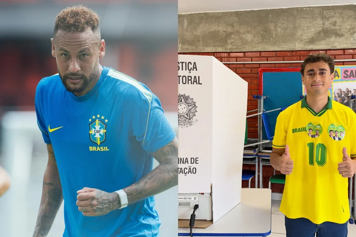 Neymar faz gesto "2" e comenta "Bora, meu presidente" após postagem