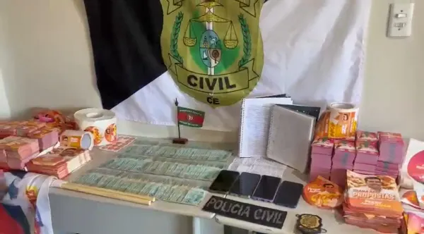 Polícia Civil do Ceará apreende R$ 12 mil e material de campanha em ação eleitoral
