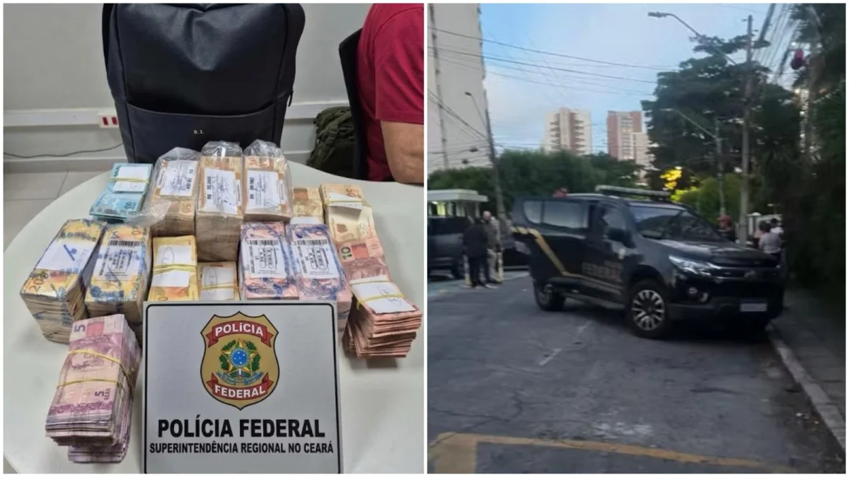 Polícia Federal: R$ 1,09 milhão apreendido em operações no Ceará