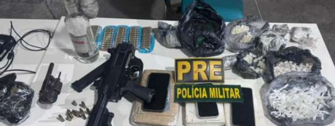 Polícia Militar do Ceará apreende 2,16 kg de drogas e 62 munições
