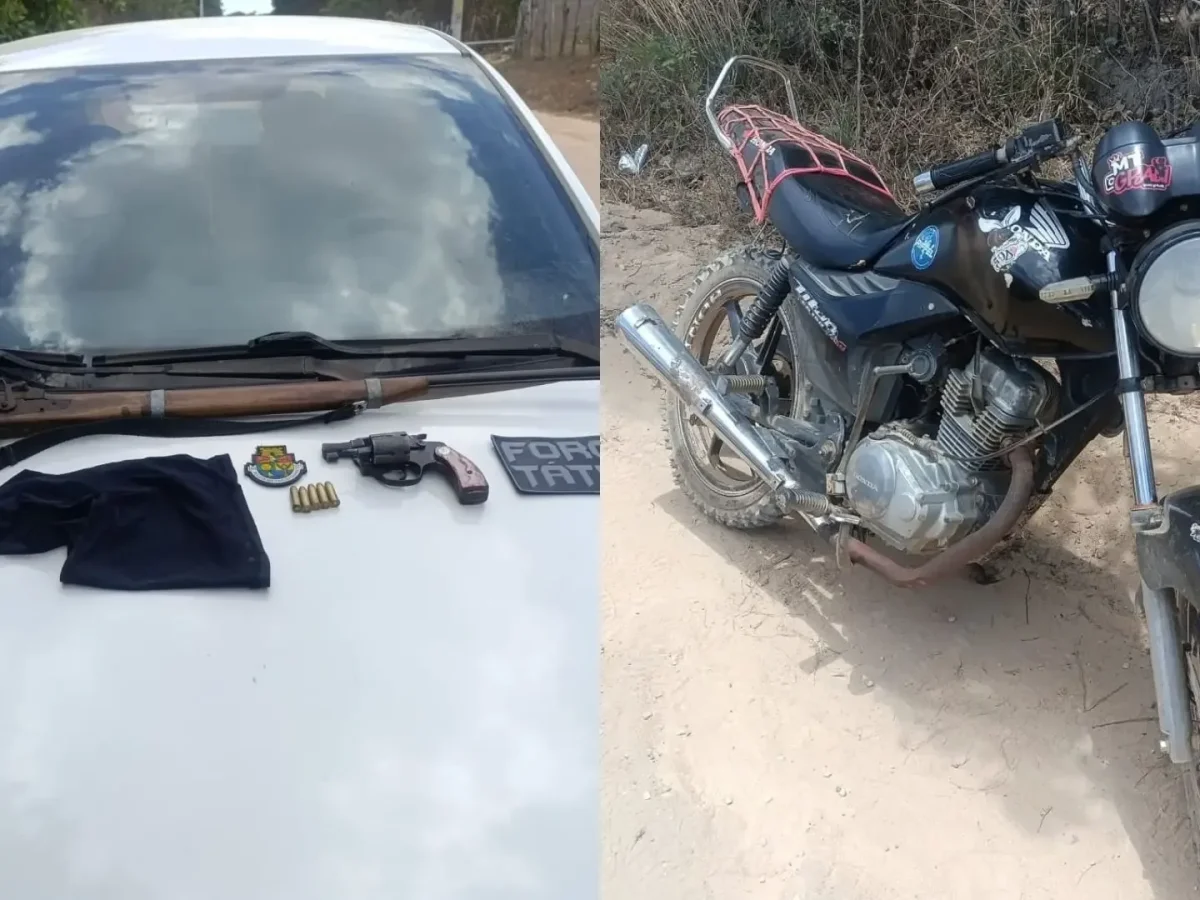 Polícia Militar do Ceará prende dupla que tentou assaltar viatura