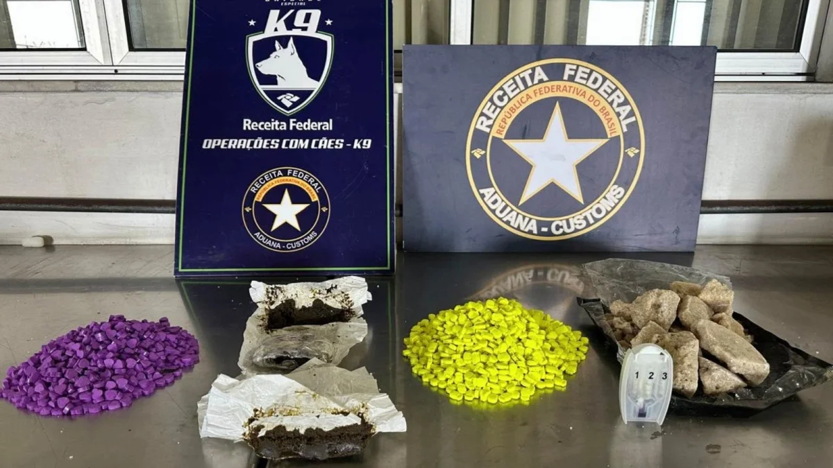 Receita Federal apreende 2 mil comprimidos de ecstasy em encomendas do RJ