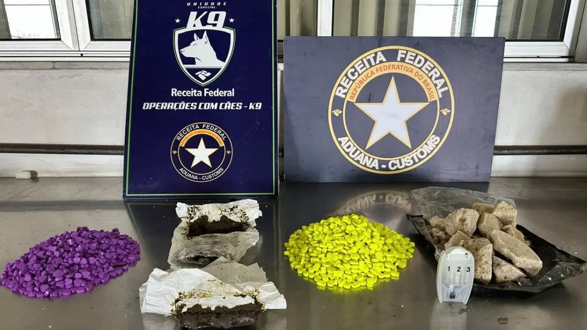 Receita Federal apreende 2 mil comprimidos de ecstasy em Fortaleza