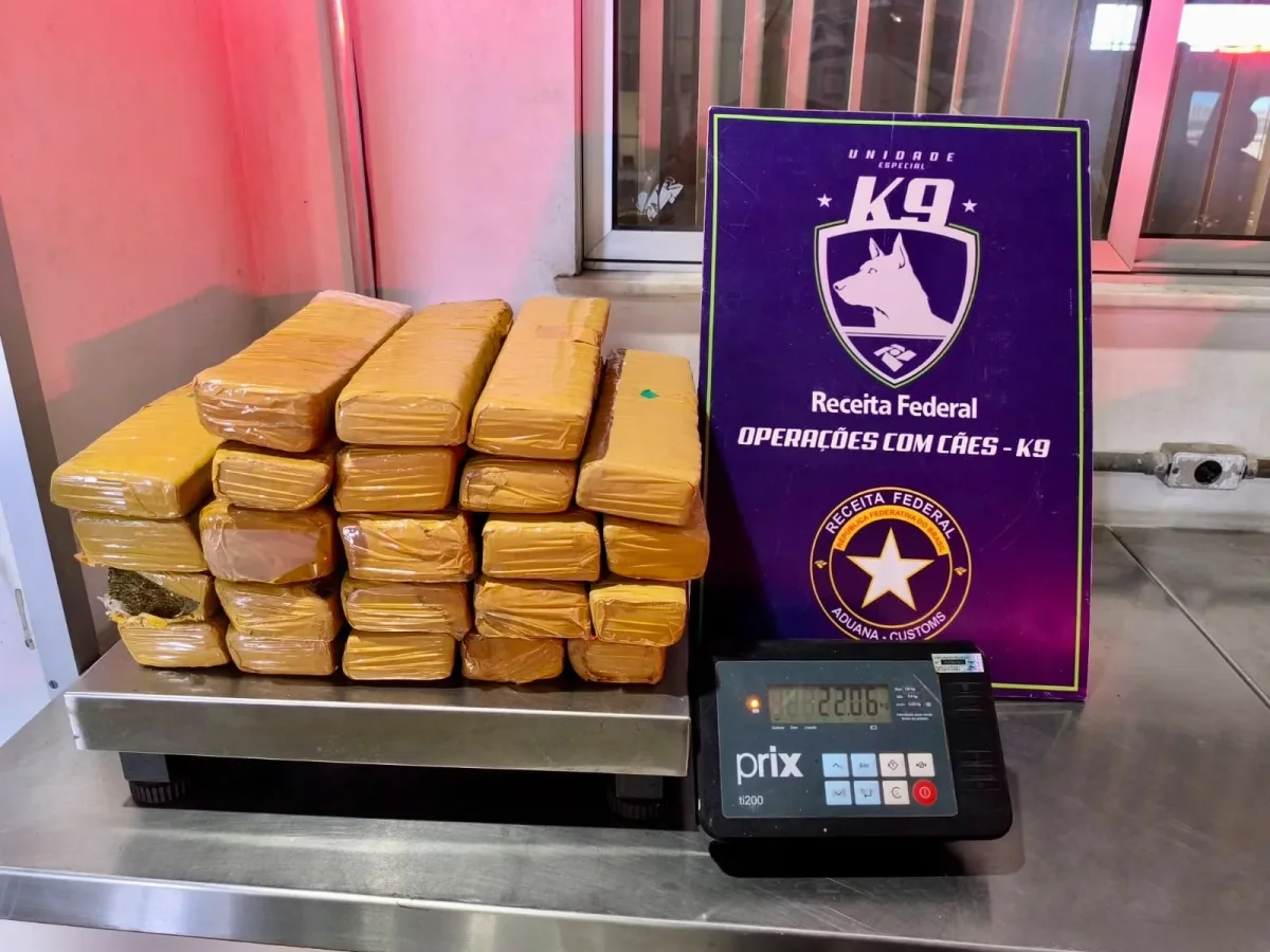 Receita Federal apreende 22 kg de supermaconha em transportadora de Fortaleza