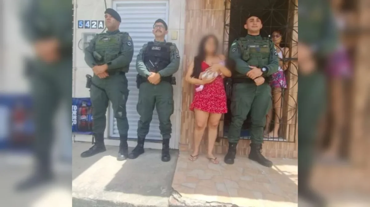 Recém-nascida salva por policiais com manobra de Heimlich em Fortaleza