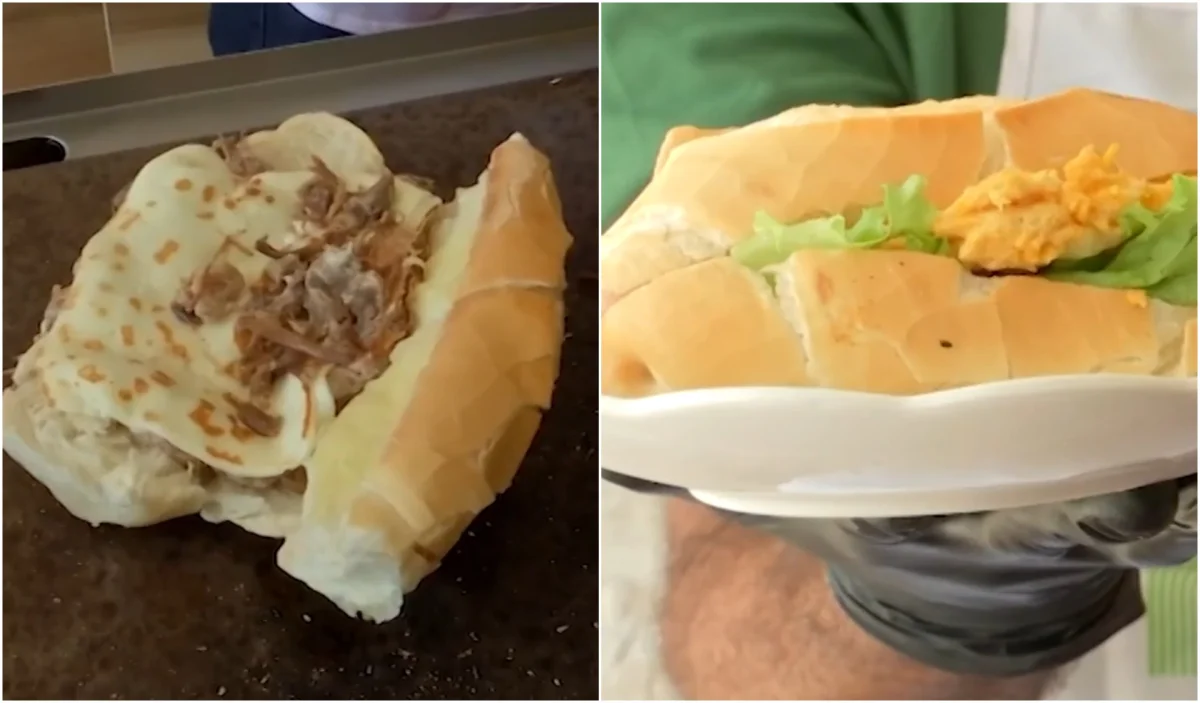 Sanduíches Lampião e Maria Bonita: carne de sol cremosa