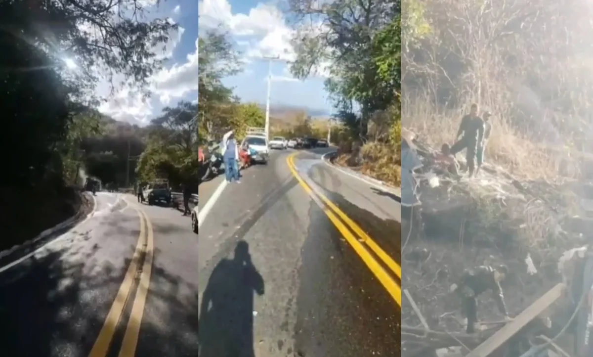 Serra da Meruoca: caminhão tomba e espalha óleo na pista