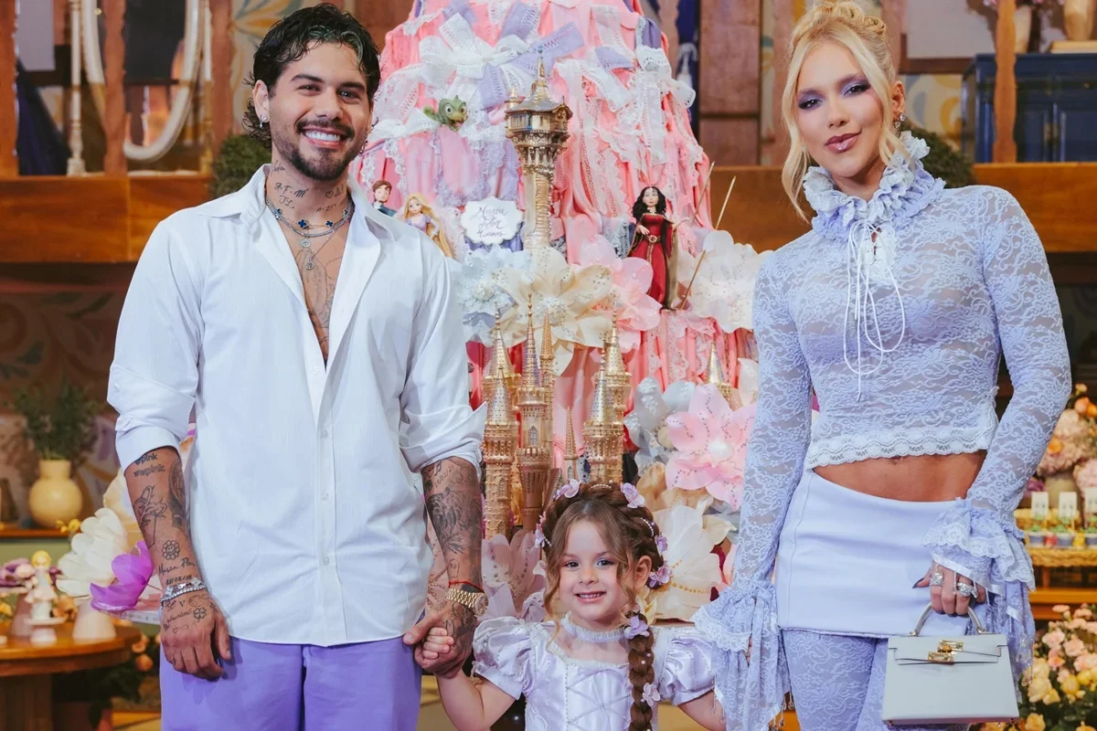 Virginia e Zé Felipe: festa de Rapunzel reúne Wesley Safadão e shows ao vivo